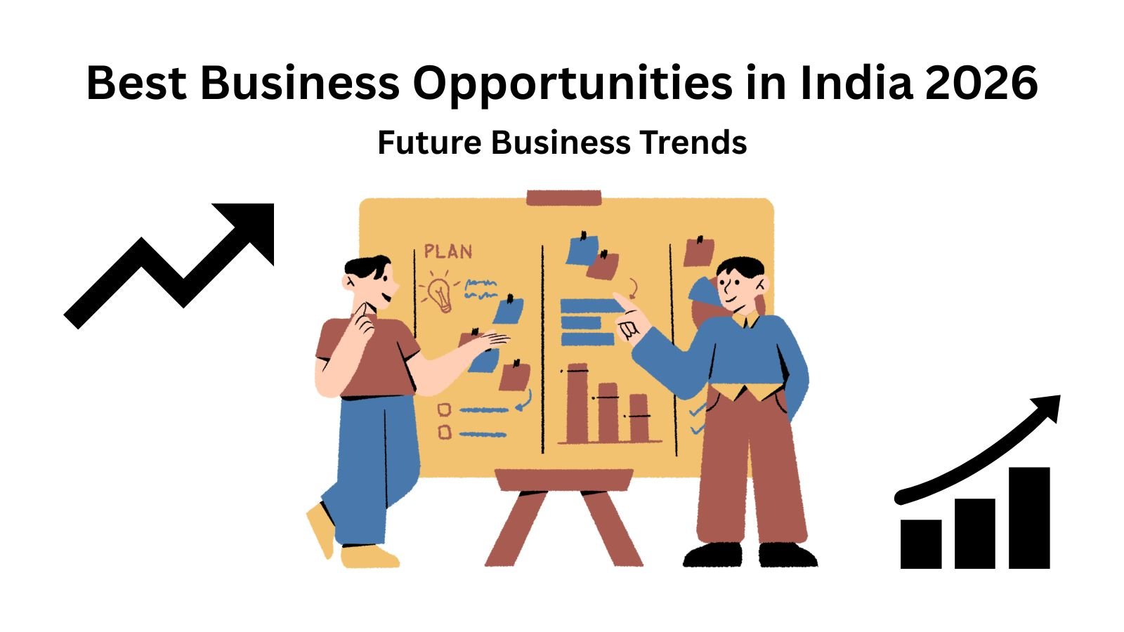 Business plan presentation in India 2026, showing growth trends.