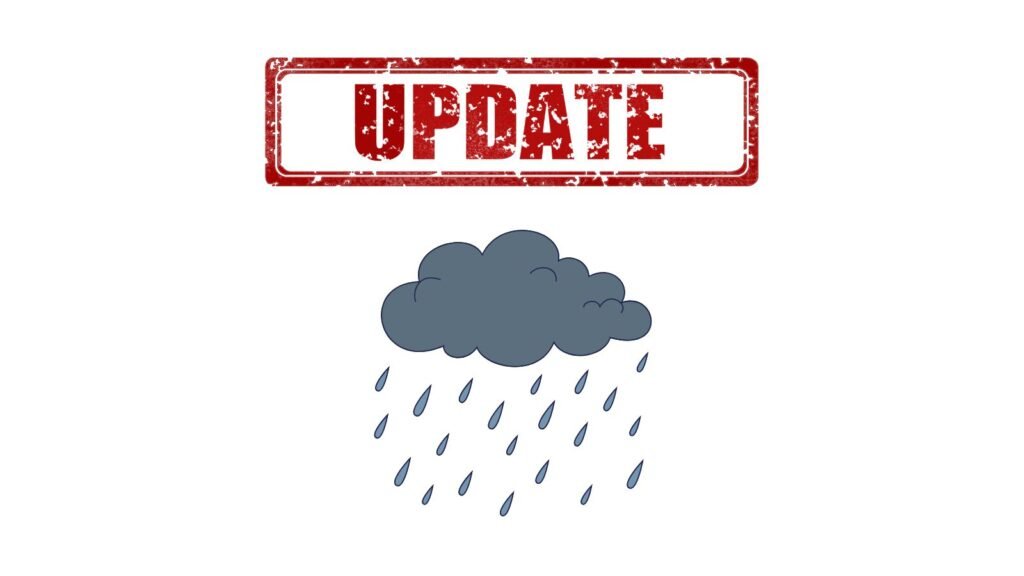 Update: Dark cloud with rain, indicating Kerala monsoon likely soon.