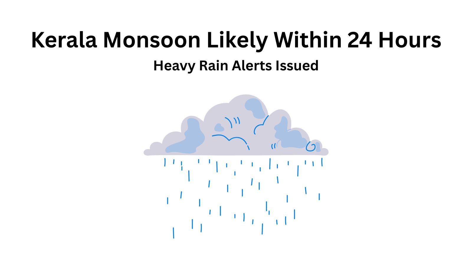 Kerala monsoon likely within 24 hours, heavy rain alerts issued